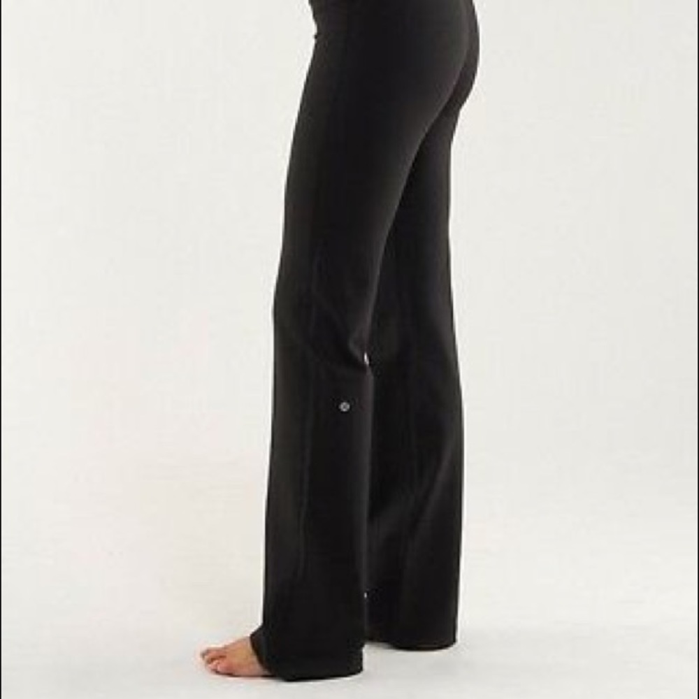 Lululemon Astro Pants, black and grey, size 6